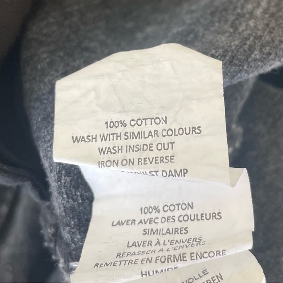 Nasty Gal Baggy Denim Shorts Women’s 10 Black Stonewashed High Waisted Cotton - Picture 12 of 12